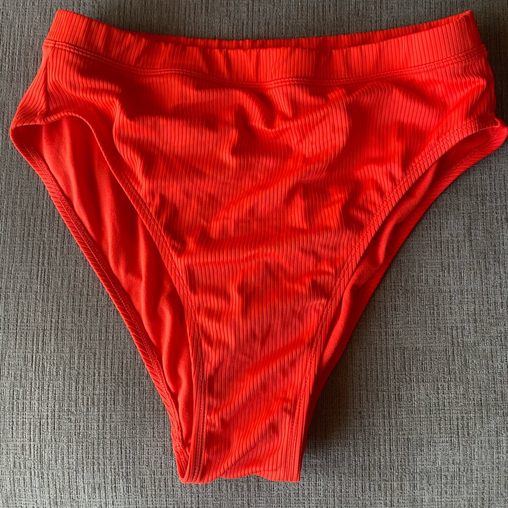 Super high waisted bikini bottom